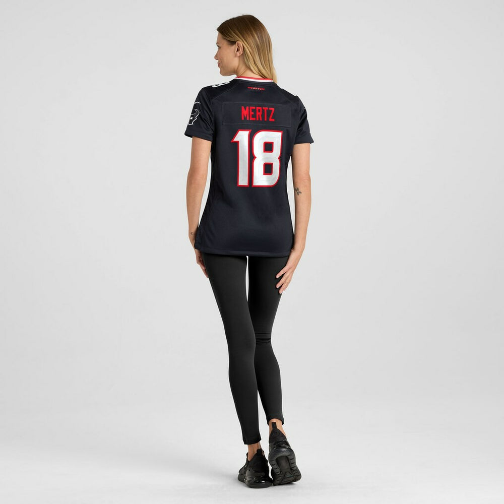 NFL Houston Texans Graham Mertz  Women's Team Game Jersey