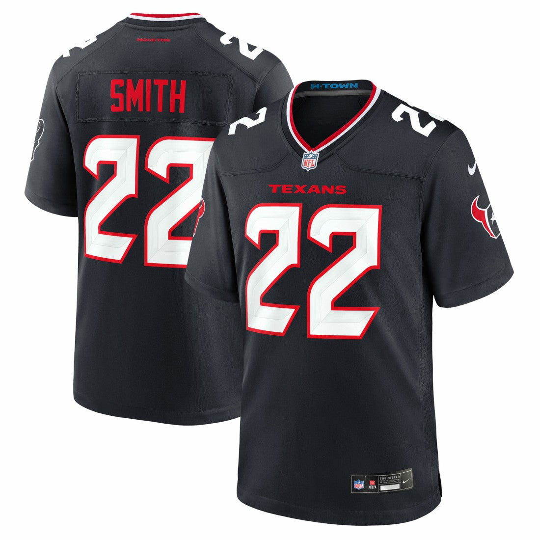 NFL Houston Texans Jaylin Smith  Team Game Jersey