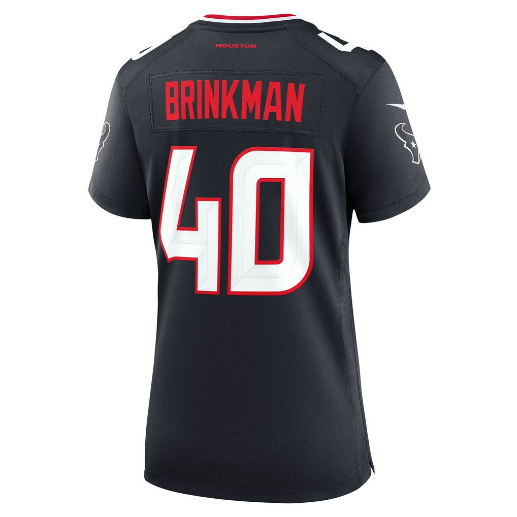 NFL Houston Texans Austin Brinkman  Women's Team Game Jersey