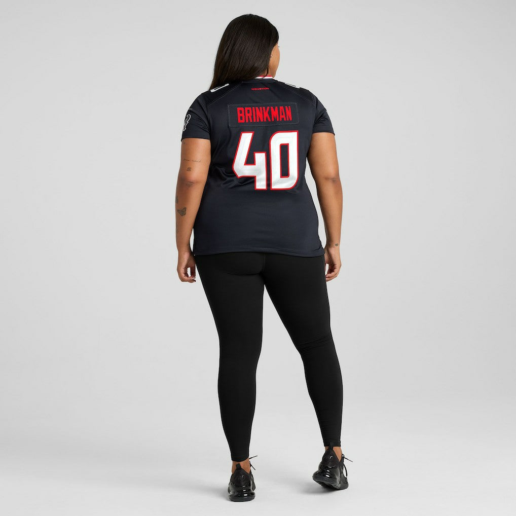 NFL Houston Texans Austin Brinkman  Women's Team Game Jersey