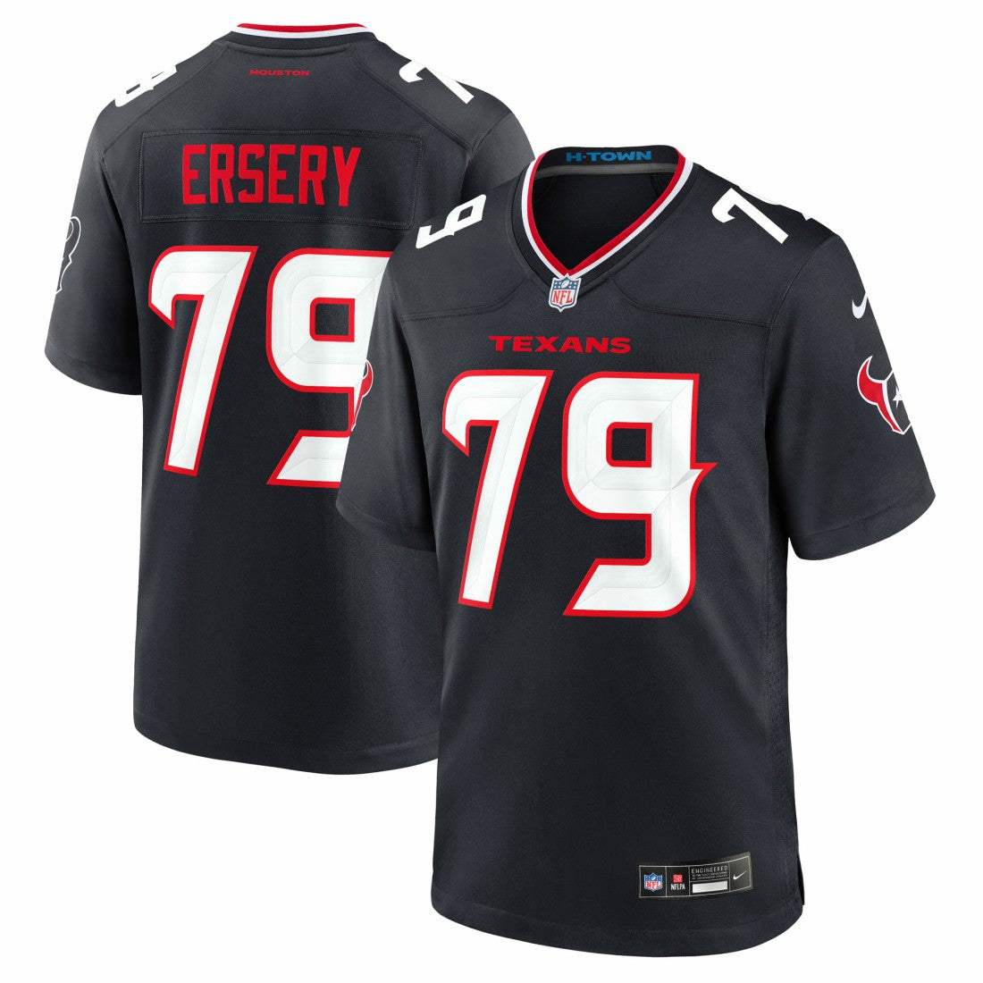 NFL Houston Texans Aireontae Ersery  Team Game Jersey