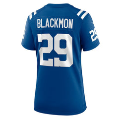 NFL Indianapolis Colts Mekhi Blackmon  Women's Team Game Jersey
