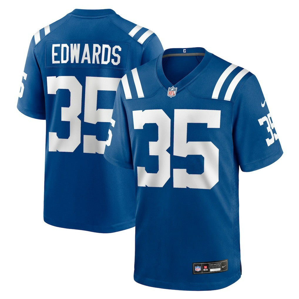 NFL Indianapolis Colts Johnathan Edwards  Team Game Jersey