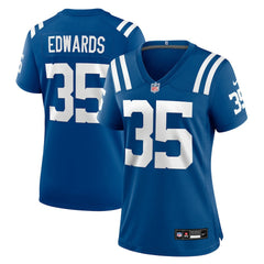 NFL Indianapolis Colts Johnathan Edwards  Women's Team Game Jersey