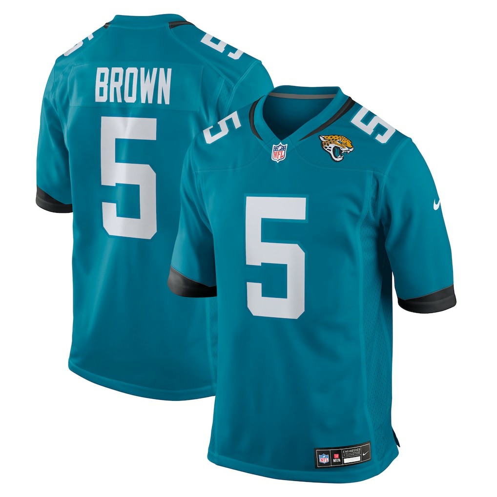NFL Jacksonville Jaguars Dyami Brown  Team Game Jersey