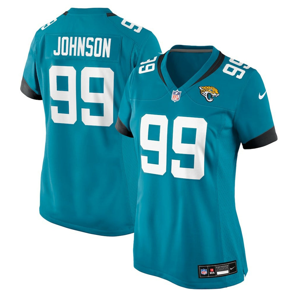 NFL Jacksonville Jaguars Austin Johnson  Women's Team Game Jersey