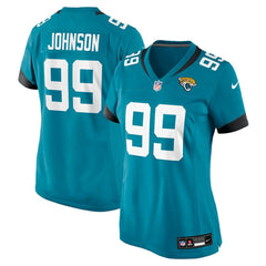 NFL Jacksonville Jaguars Austin Johnson  Women's Team Game Jersey