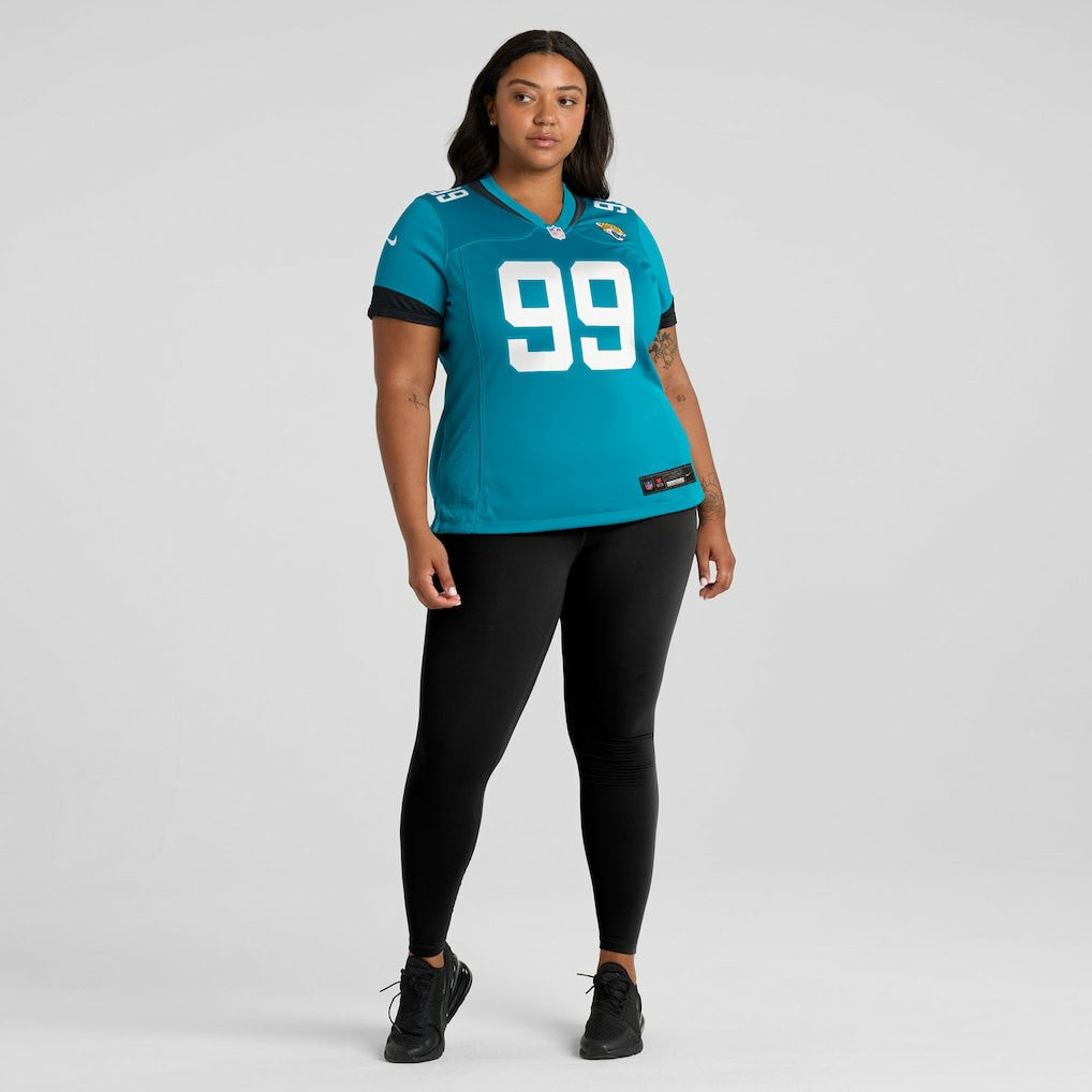 NFL Jacksonville Jaguars Austin Johnson  Women's Team Game Jersey