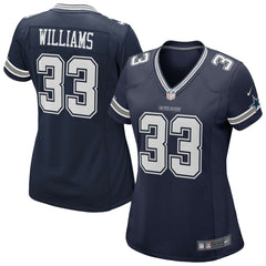 NFL Dallas Cowboys Javonte Williams  Women's Team Game Jersey