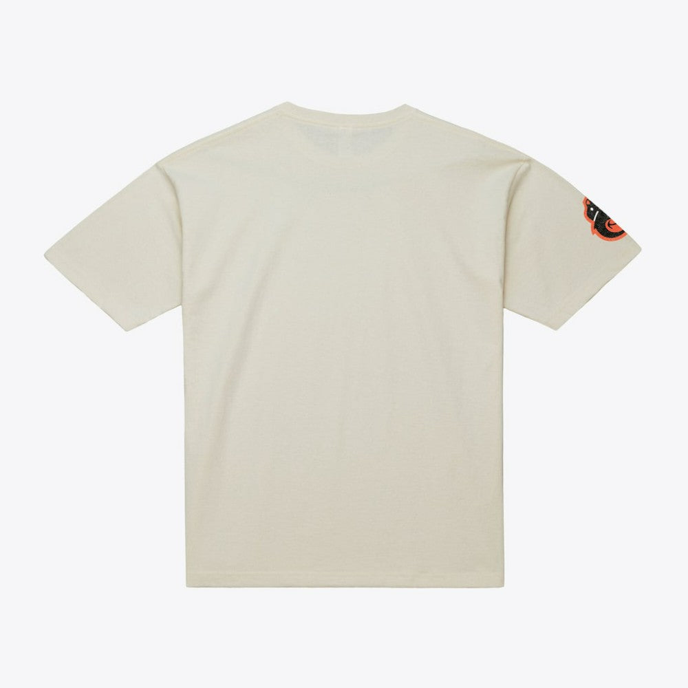 Cal Ripken Jr. Baltimore Orioles Cooperstown Collection Throwback Name & Number T-Shirt - Cream | Mitchell & Ness