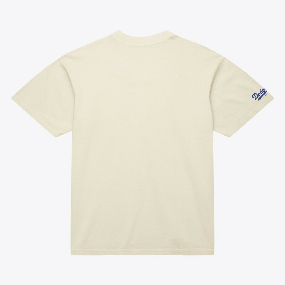 Fernando Valenzuela Los Angeles Dodgers Cooperstown Collection Throwback Name & Number T-Shirt - Cream | Mitchell & Ness