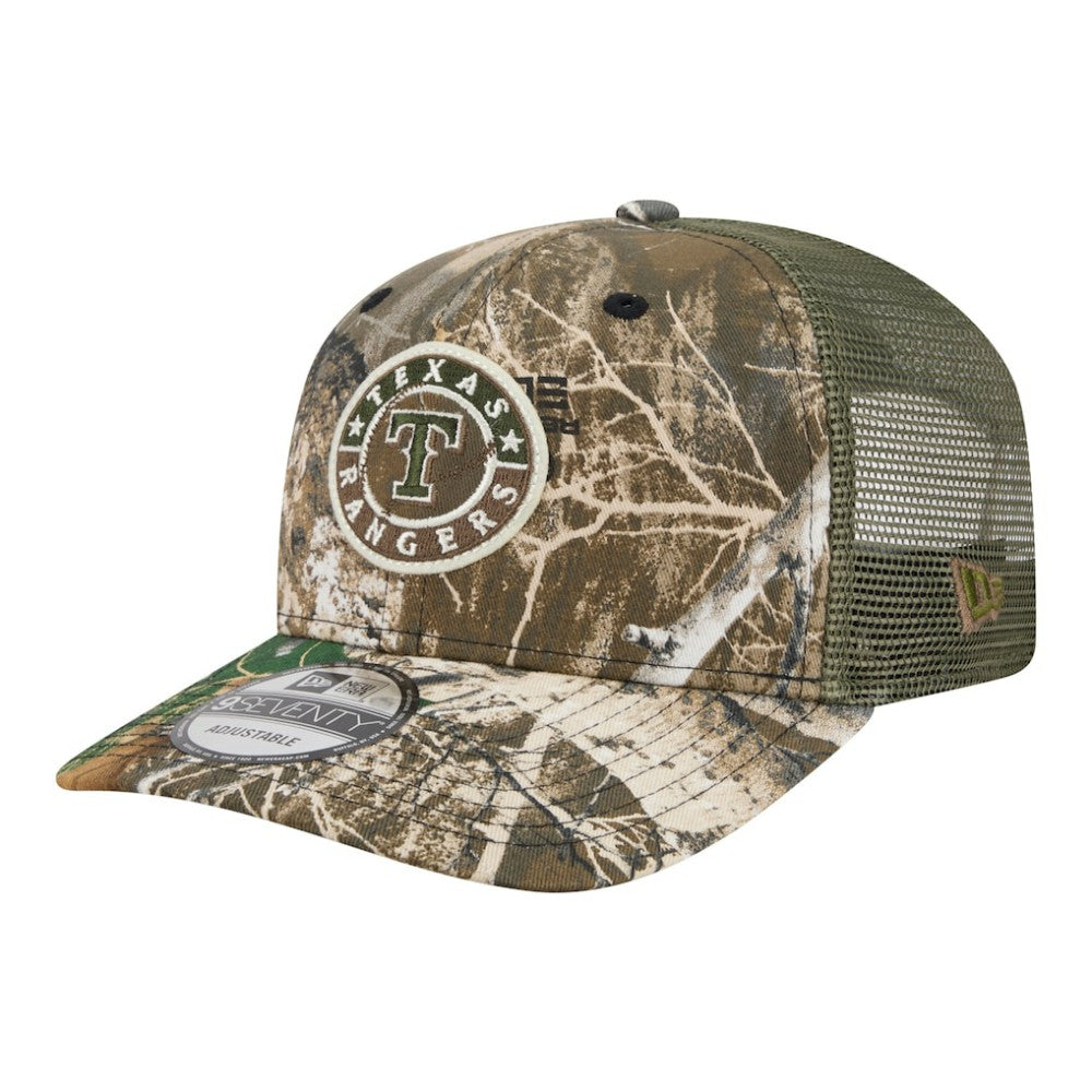 Texas Rangers Realtree 9SEVENTY Adjustable Hat - Camo | New Era