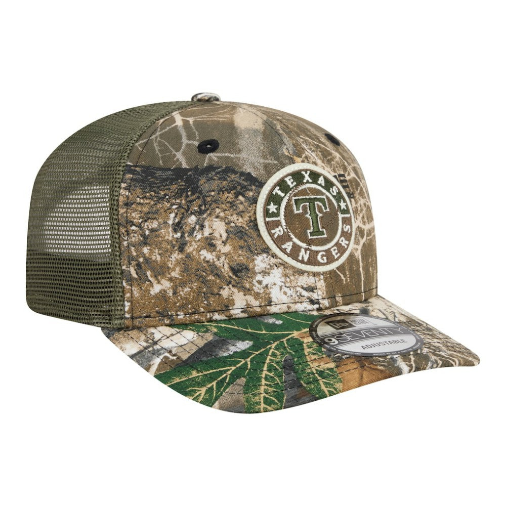 Texas Rangers Realtree 9SEVENTY Adjustable Hat - Camo | New Era