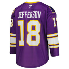NFL Minnesota Vikings Justin Jefferson  Hockey Jersey