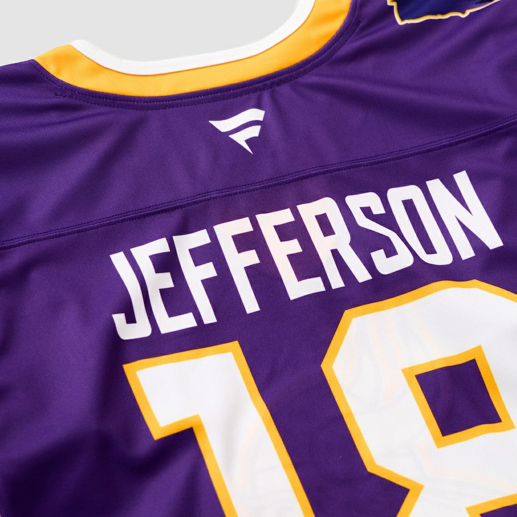 NFL Minnesota Vikings Justin Jefferson  Hockey Jersey