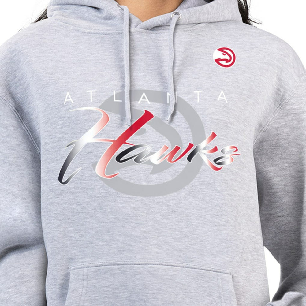 Atlanta Hawks G-III 4Her by Carl Banks Women's Shadow Logo Tri-Blend Fleece Hoodie - Gray sale