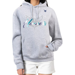 Charlotte Hornets G-III 4Her by Carl Banks Women's Shadow Logo Tri-Blend Fleece Hoodie - Gray outlet