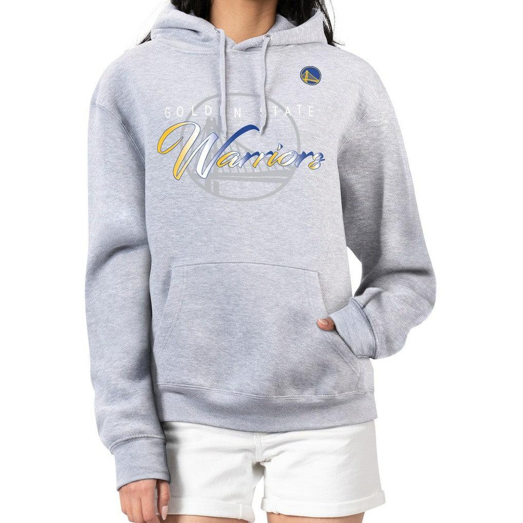 Golden State Warriors G-III 4Her by Carl Banks Women's Shadow Logo Tri-Blend Fleece Hoodie sale - Gray shop