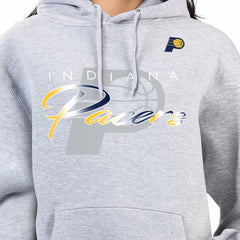 Indiana Pacers G-III 4Her by Carl Banks Women's Shadow Logo Tri-Blend Fleece Hoodie - Gray outlet