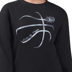 Orlando Magic G-III 4Her by Carl Banks Women's Metallic Print Basketball Sketch Fleece Sweatshirt - Black shop