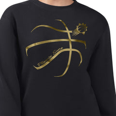 Phoenix Suns G-III 4Her by Carl Banks Women's Metallic Print Basketball Sketch Fleece Sweatshirt - Black outlet