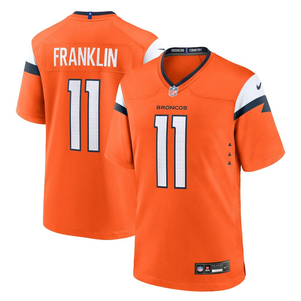 NFL Denver Broncos Troy Franklin  Team Game Jersey