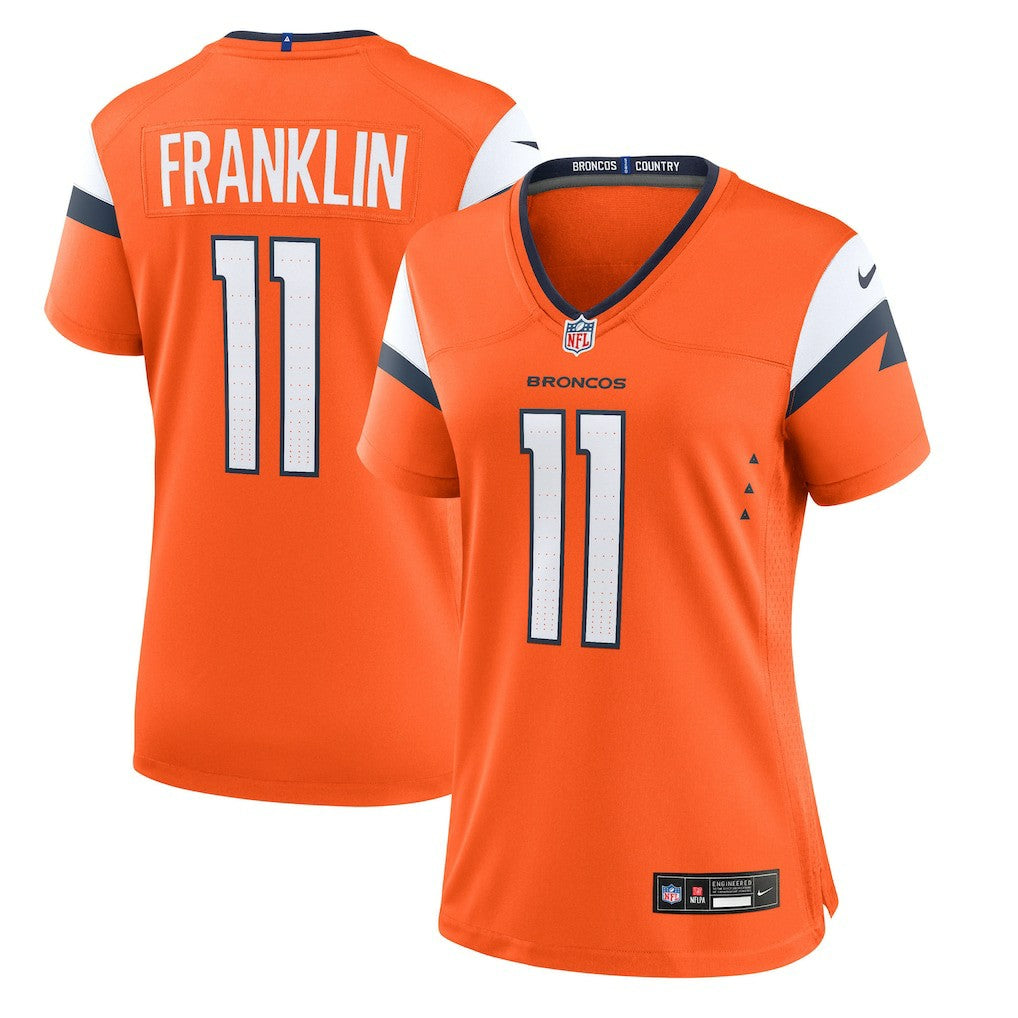 NFL Denver Broncos Troy Franklin  Women's Team Game Jersey