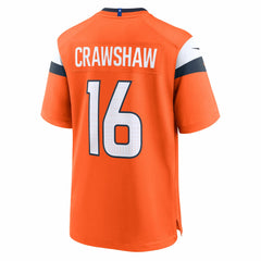 NFL Denver Broncos Jeremy Crawshaw  Team Game Jersey