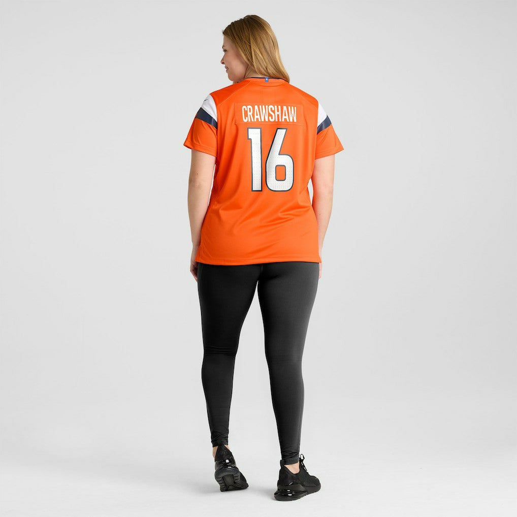 NFL Denver Broncos Jeremy Crawshaw  Women's Team Game Jersey