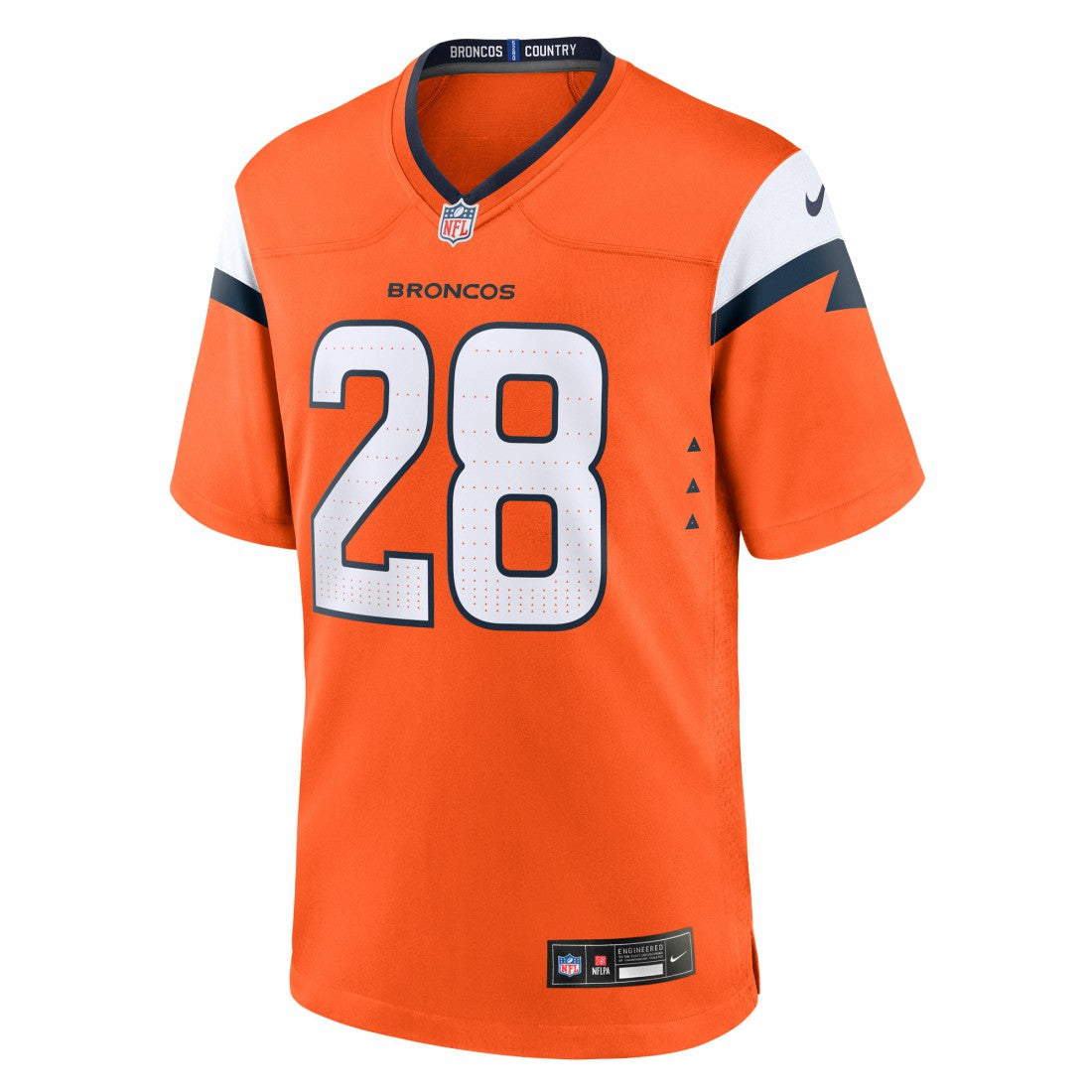 NFL Denver Broncos Tyler Badie  Team Game Jersey