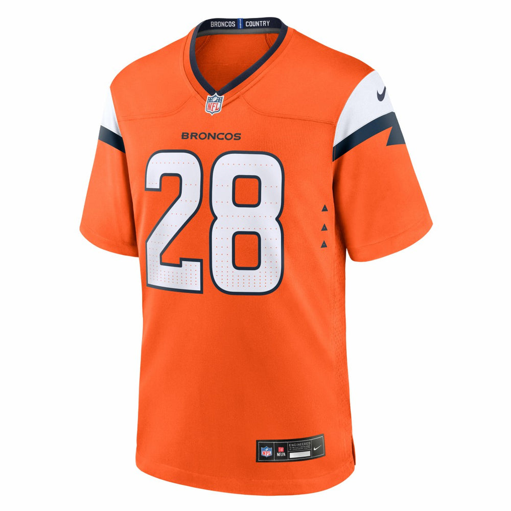 NFL Denver Broncos Tyler Badie  Team Game Jersey