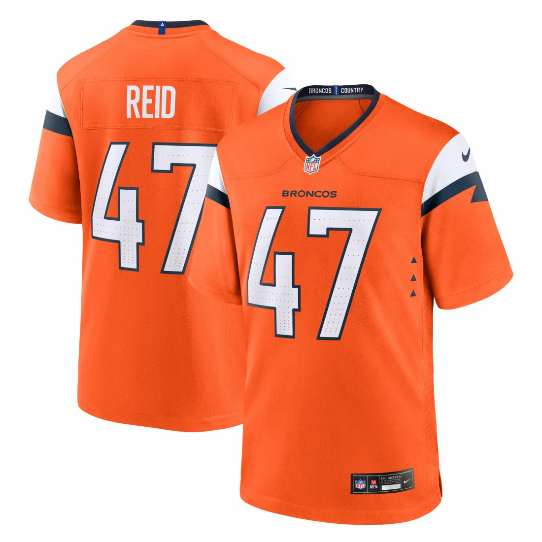 NFL Denver Broncos Karene Reid  Team Game Jersey
