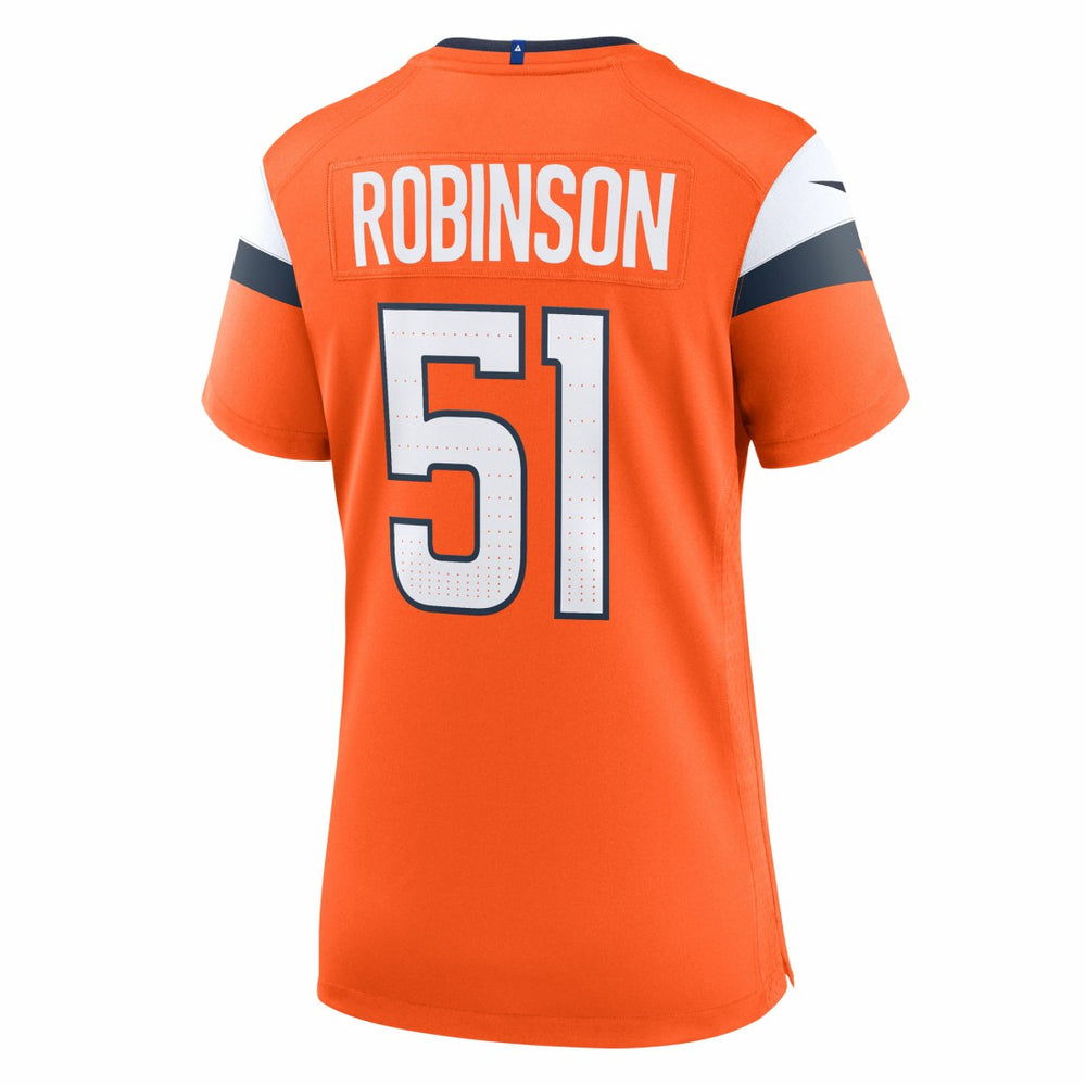 NFL Denver Broncos Que Robinson  Women's Team Game Jersey