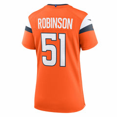NFL Denver Broncos Que Robinson  Women's Team Game Jersey