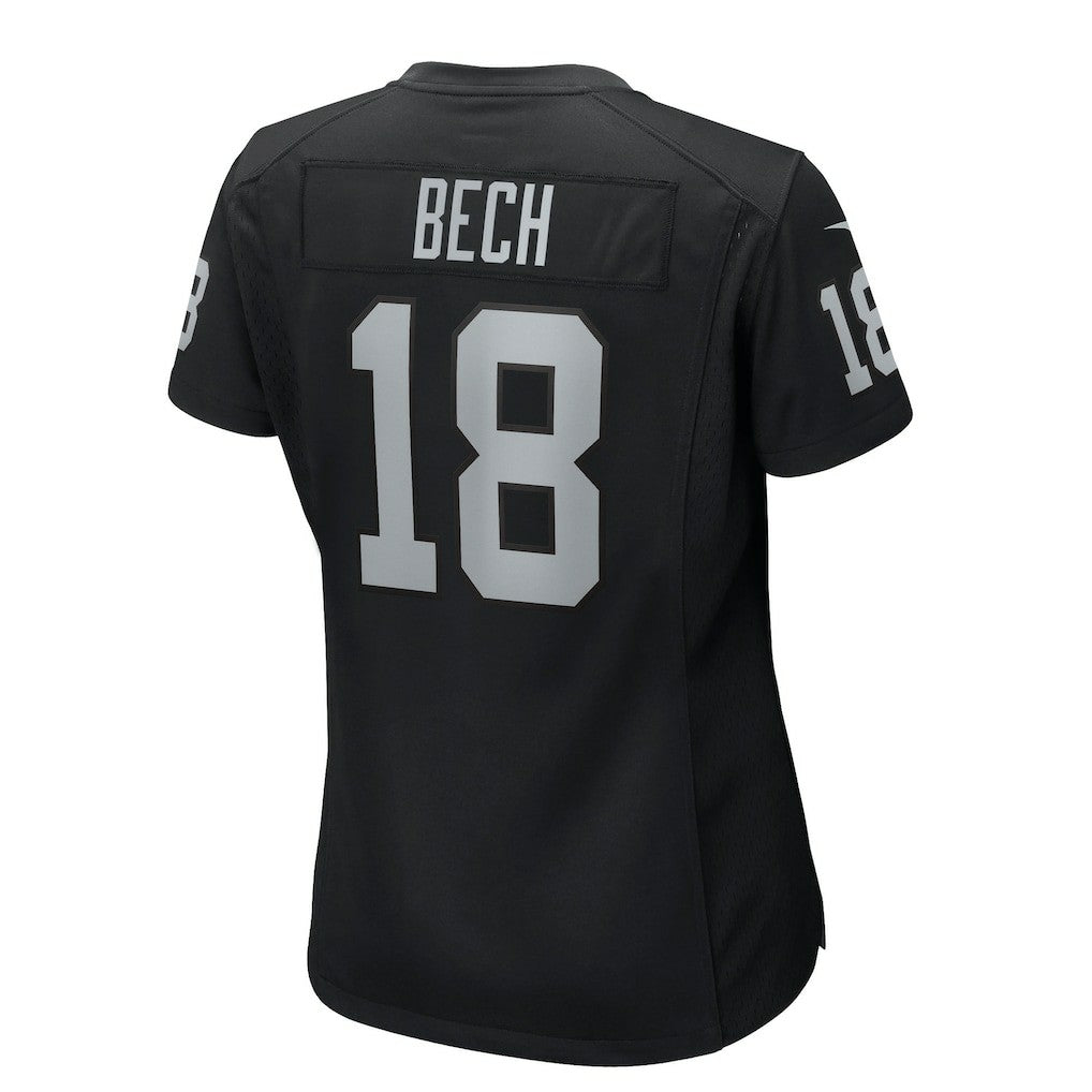 NFL Las Vegas Raiders Jack Bech  Women's Team Game Jersey