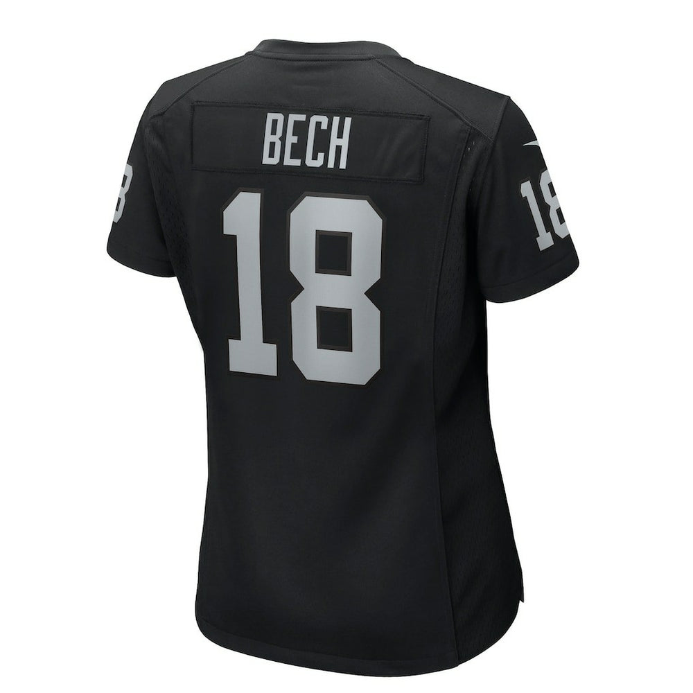 NFL Las Vegas Raiders Jack Bech  Women's Team Game Jersey