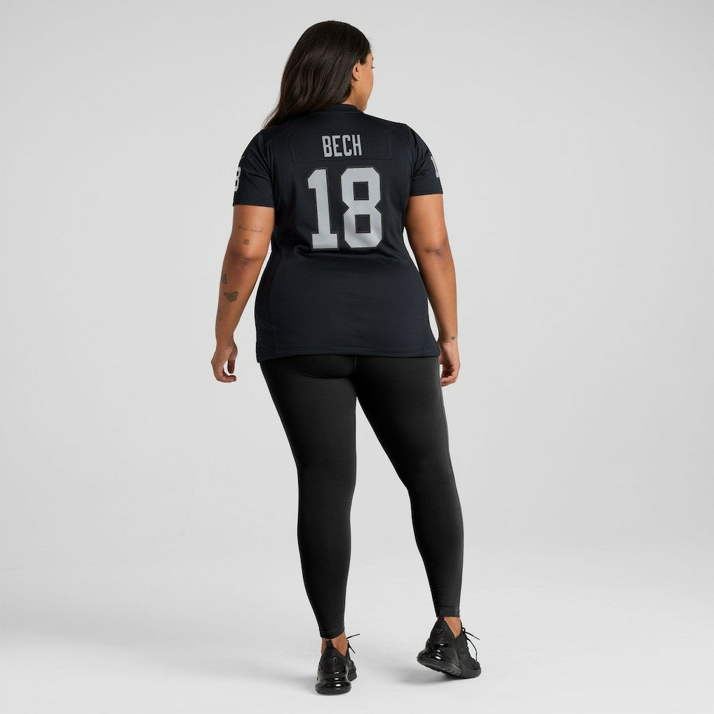 NFL Las Vegas Raiders Jack Bech  Women's Team Game Jersey