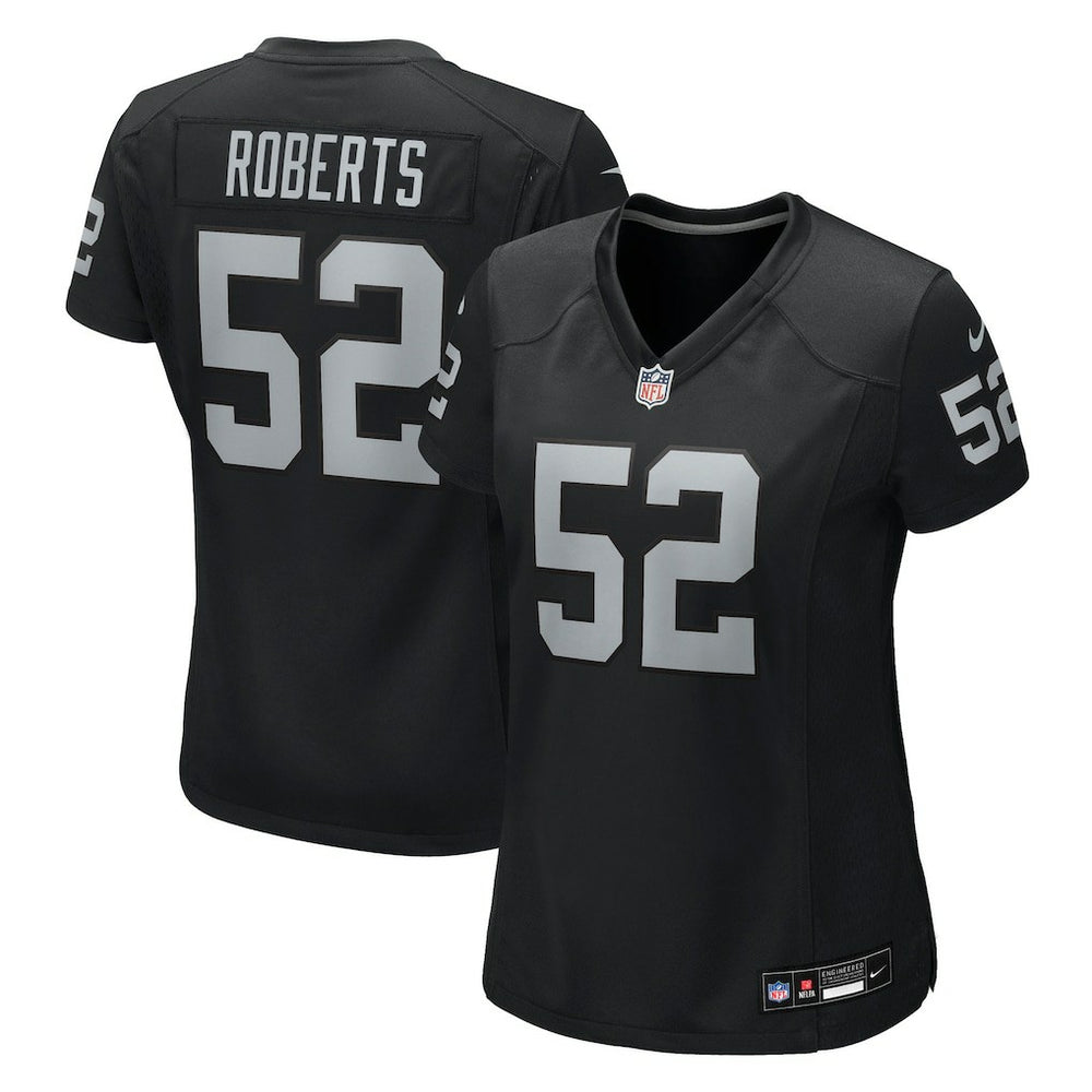 NFL Las Vegas Raiders Elandon Roberts  Women's Team Game Jersey