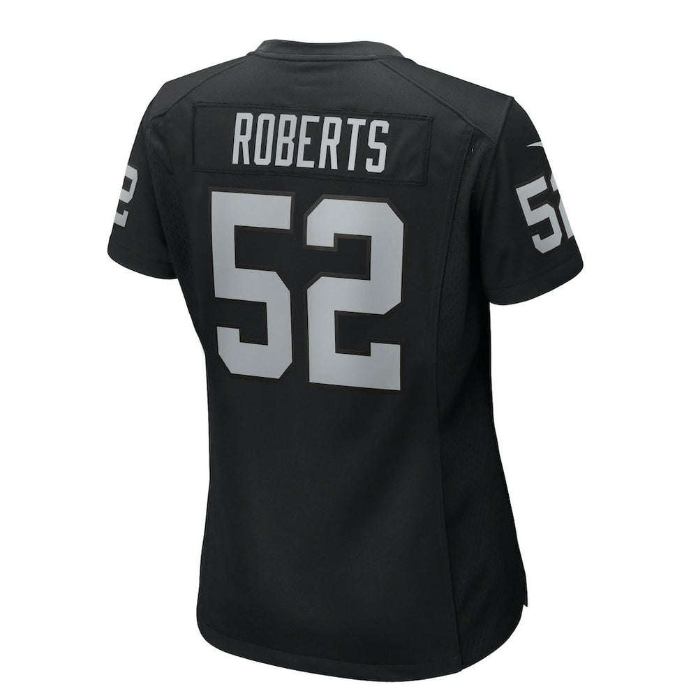 NFL Las Vegas Raiders Elandon Roberts  Women's Team Game Jersey