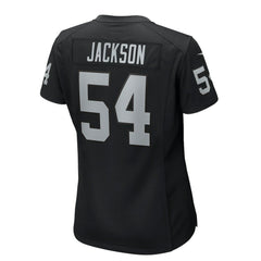 NFL Las Vegas Raiders Brennan Jackson  Women's Team Game Jersey