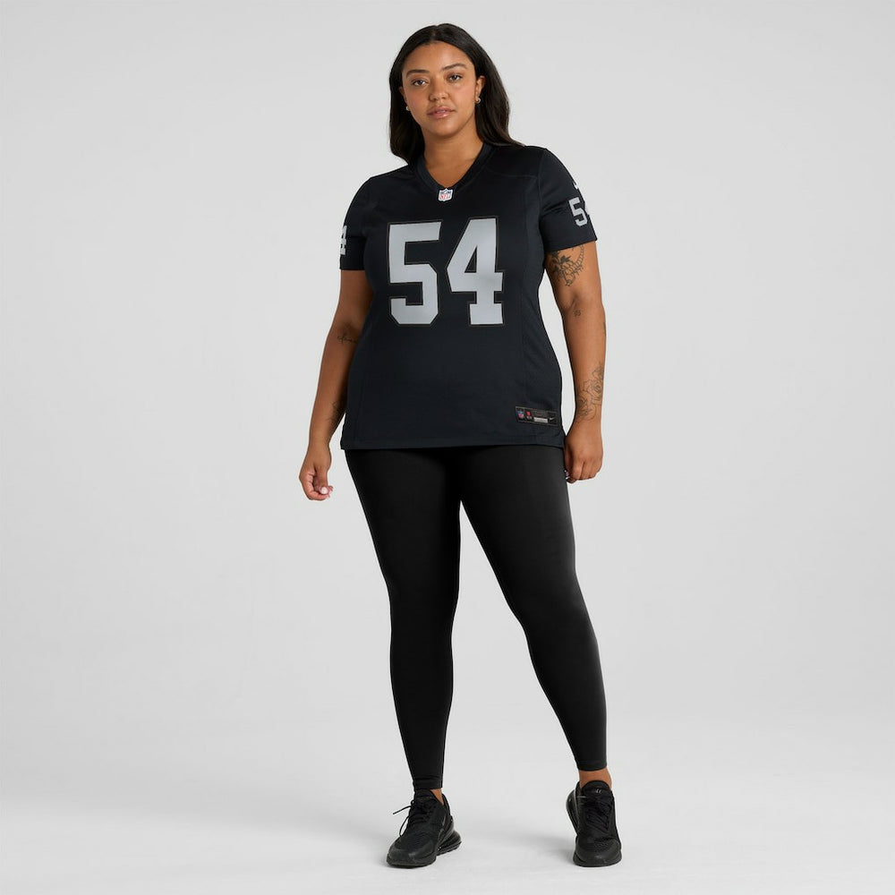 NFL Las Vegas Raiders Brennan Jackson  Women's Team Game Jersey