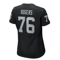 NFL Las Vegas Raiders Caleb Rogers  Women's Team Game Jersey