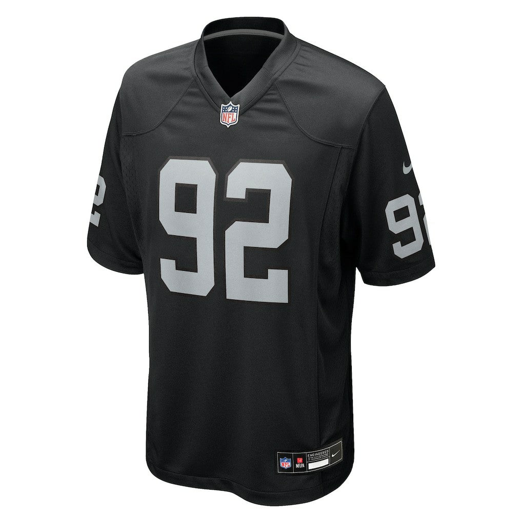 NFL Las Vegas Raiders JJ Pegues  Team Game Jersey