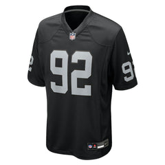 NFL Las Vegas Raiders JJ Pegues  Team Game Jersey