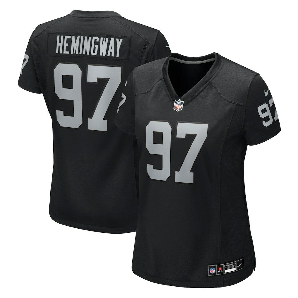 NFL Las Vegas Raiders Tonka Hemingway  Women's Team Game Jersey