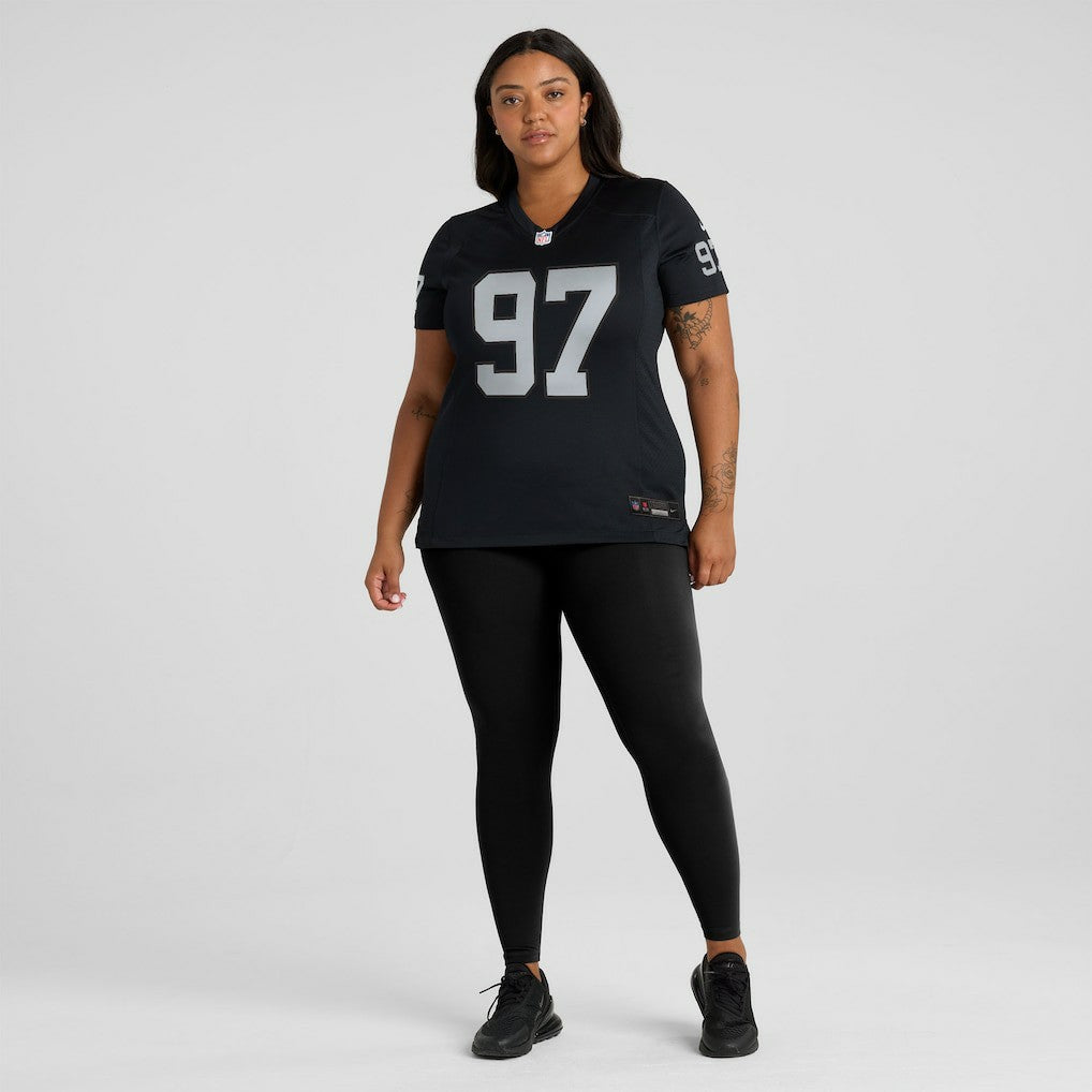 NFL Las Vegas Raiders Tonka Hemingway  Women's Team Game Jersey