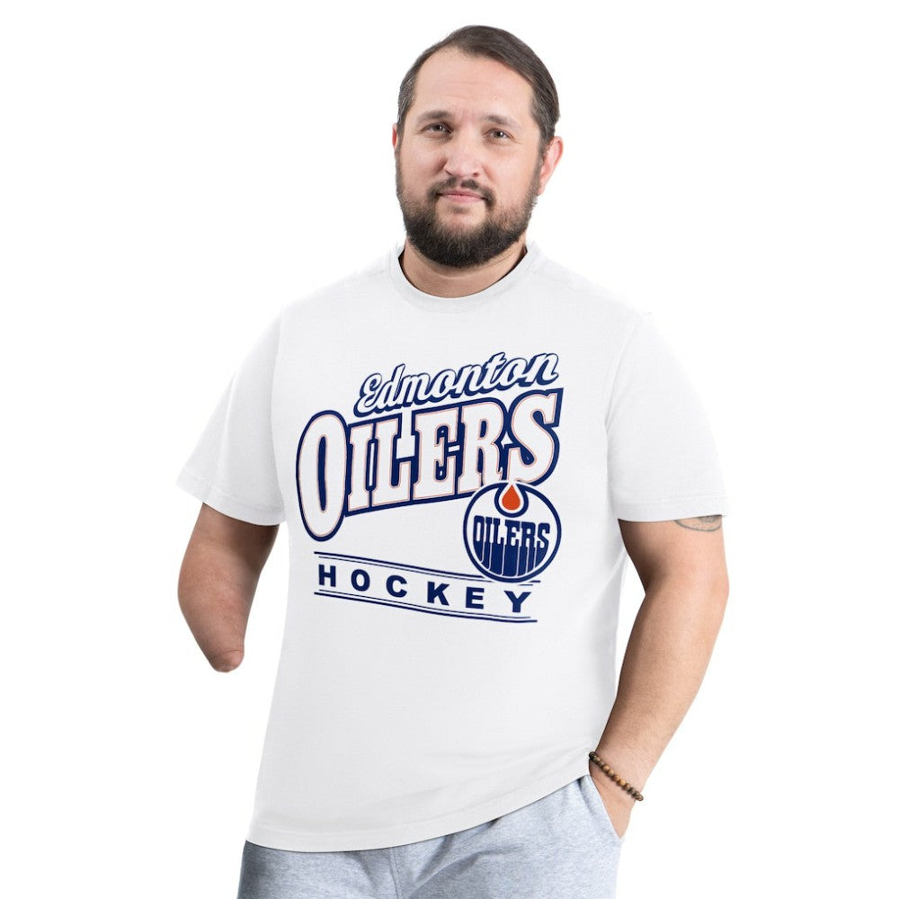 Edmonton Oilers G-III Sports by Carl Banks Adaptive Headliner T-Shirt