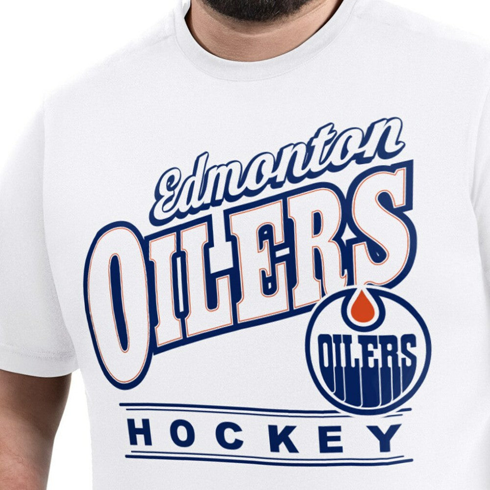 Edmonton Oilers G-III Sports by Carl Banks Adaptive Headliner T-Shirt