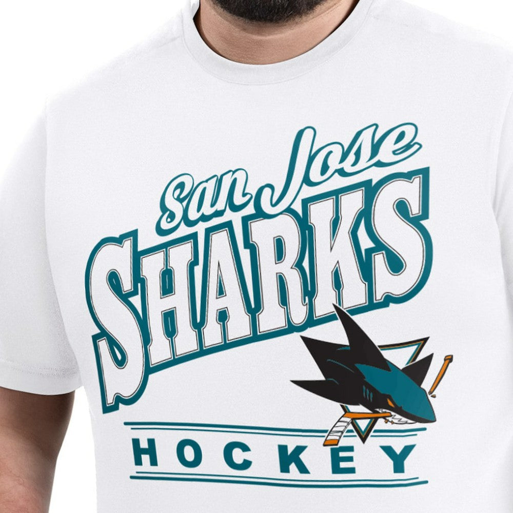 San Jose Sharks G-III Sports by Carl Banks Adaptive Headliner T-Shirt