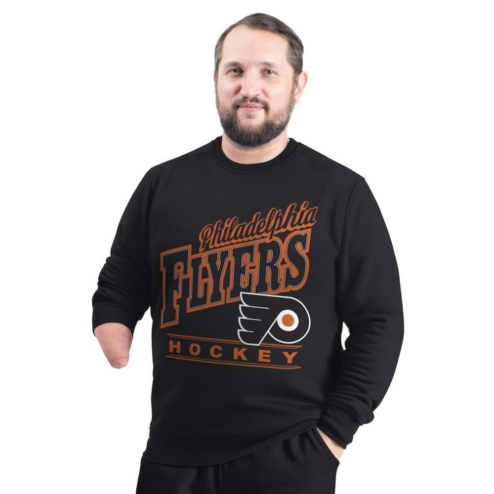 Philadelphia Flyers G-III Sports by Carl Banks Adaptive Headliner Fleece Sweatshirt